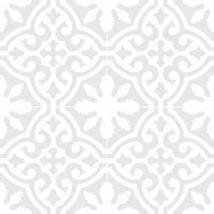 Kenthurst Soft Grey Encaustic Look Feature Tile