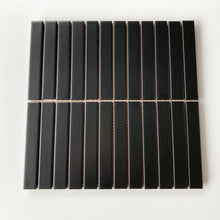 Load image into Gallery viewer, Kit Kat Satin Black Finger Tiles
