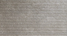 Load image into Gallery viewer, Lagos Deco Light Grey Stripes Feature Tile
