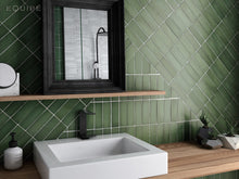 Load image into Gallery viewer, Talma Malachite Green Matte Subway Tile - Yeomans Bagno Ceramiche
