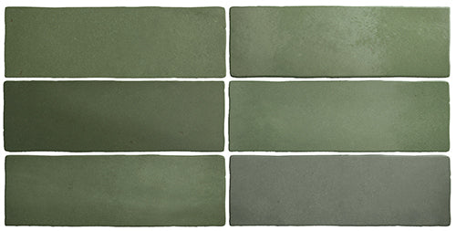 Talma Malachite Green Matte Subway Tile - Yeomans Bagno Ceramiche