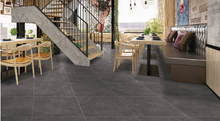 Load image into Gallery viewer, Memphis Graphite Natural Stone Look Porcelain Tile
