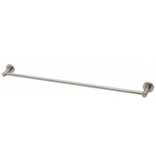 Load image into Gallery viewer, Phoenix Radii Single Towel Rail 800mm Round Plate - Brushed Nickel - Yeomans Bagno Ceramiche
