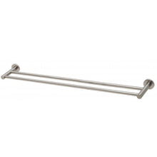 Load image into Gallery viewer, Phoenix Radii Double Towel Rail 800mm Round Plate - Brushed Nickel - Yeomans Bagno Ceramiche
