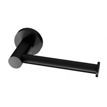 Load image into Gallery viewer, Phoenix Radii Toilet Roll Holder Round Plate - Matte Black - Yeomans Bagno Ceramiche
