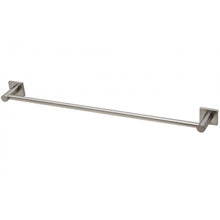 Load image into Gallery viewer, Phoenix Radii Single Towel Rail 600mm Square Plate - Brushed Nickel - Yeomans Bagno Ceramiche
