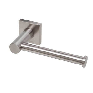 Phoenix Radii Toilet Roll Holder Square Plate - Brushed Nickel - Yeomans Bagno Ceramiche