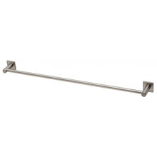 Load image into Gallery viewer, Phoenix Radii Single Towel Rail 800mm Square Plate - Brushed Nickel - Yeomans Bagno Ceramiche
