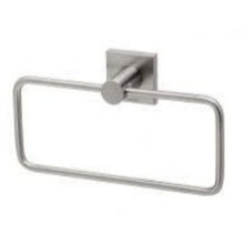 Load image into Gallery viewer, Phoenix Radii Hand Towel Holder Square Plate - Brushed Nickel - Yeomans Bagno Ceramiche
