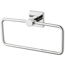 Load image into Gallery viewer, Phoenix Radii Hand Towel Holder Square Plate - Chrome - Yeomans Bagno Ceramiche
