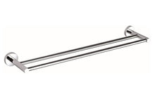 Load image into Gallery viewer, Badundküche Rund Double Towel Rail - Chrome - Yeomans Bagno Ceramiche
