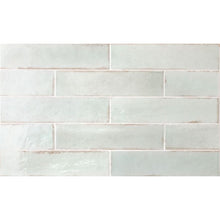 Load image into Gallery viewer, Tribeca Seaglass Mint Gloss Subway Tile
