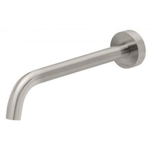 Load image into Gallery viewer, Phoenix Vivid Slimline Wall Outlet 230mm Curved - Brushed Nickel - Yeomans Bagno Ceramiche
